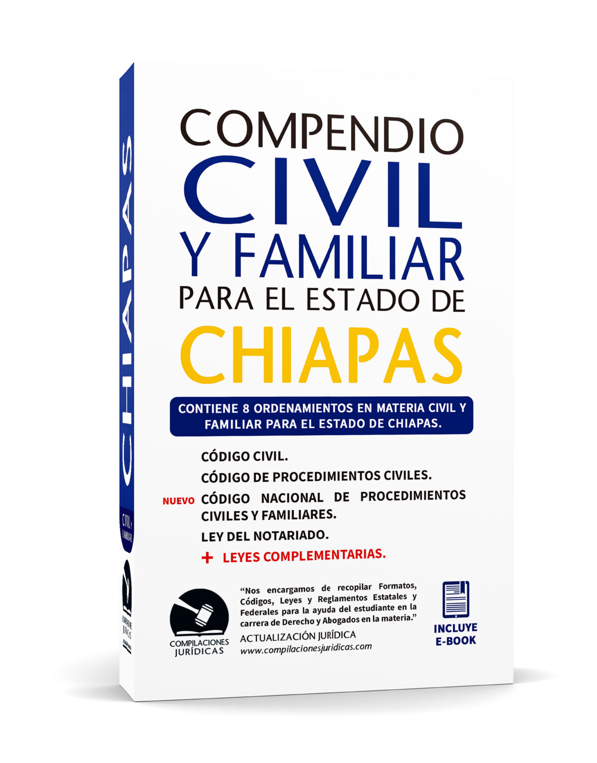 COMPENDIO CIVIL Y FAMILIAR CHIAPAS  (2026)